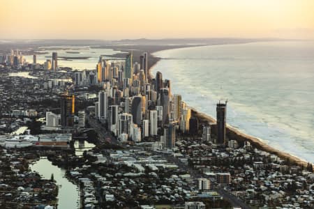 Aerial Image of BROADBEACH SUNRISE