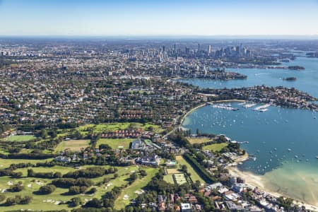 Aerial Image of ROSE BAY TO SYDNEY CBD