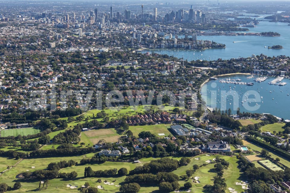 Aerial Image of Rose Bay to Sydney CBD