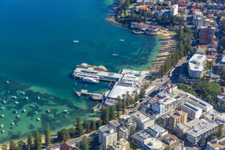 Aerial Image of MANLY WHARF