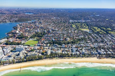 Aerial Image of MANLY BEACH