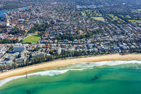 Aerial Image of MANLY BEACH