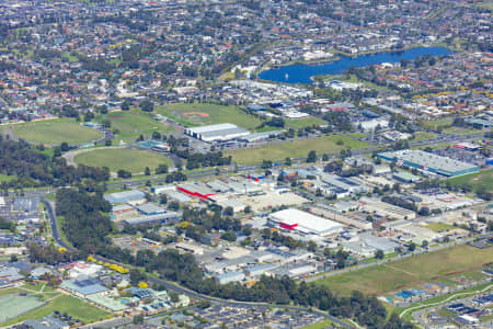 Aerial Image of PAKENHAM  COMMERCIAL AREA