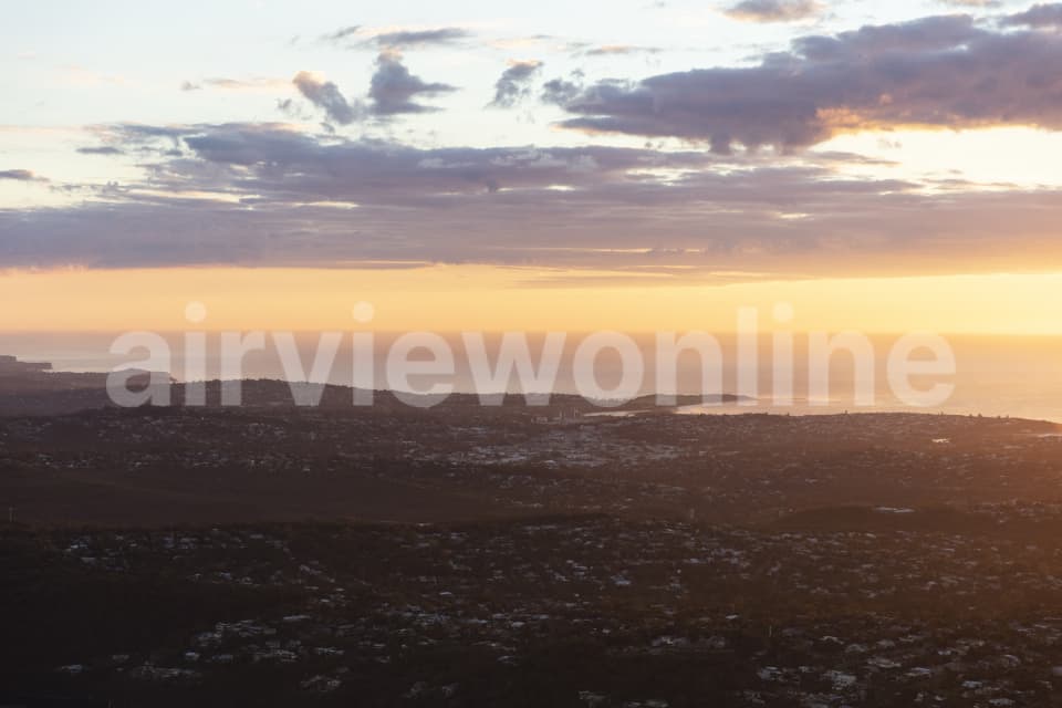 Aerial Image of Northern Beaches Dawn