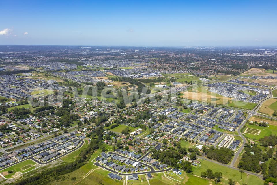 Aerial Image of Schofields Station and Developments