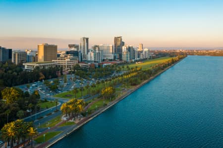 Aerial Image of SUNSET PERTH CBD