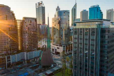 Aerial Image of SUNSET PERTH CBD