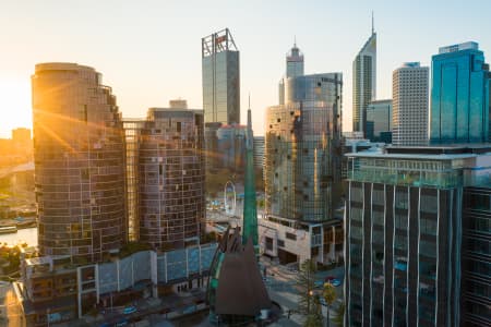 Aerial Image of SUNSET PERTH CBD