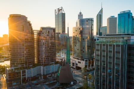 Aerial Image of SUNSET PERTH CBD