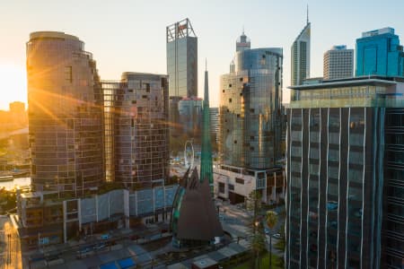 Aerial Image of SUNSET PERTH CBD