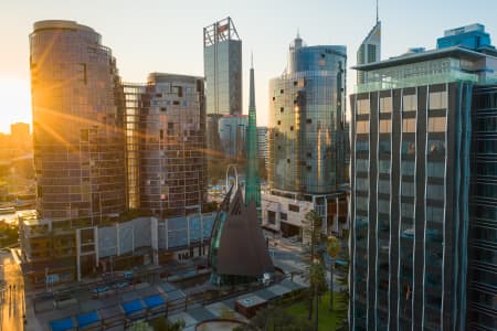 Aerial Image of SUNSET PERTH CBD