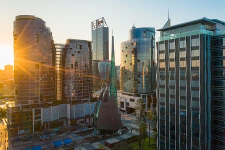 Aerial Image of SUNSET PERTH CBD