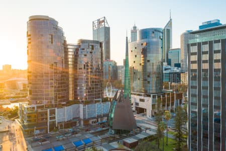 Aerial Image of SUNSET PERTH CBD