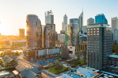 Aerial Image of SUNSET PERTH CBD