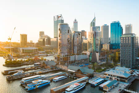 Aerial Image of SUNSET PERTH CBD