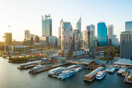 Aerial Image of SUNSET PERTH CBD