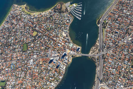 Aerial Image of CANNING BRIDGE BIRDS EYE VIEW