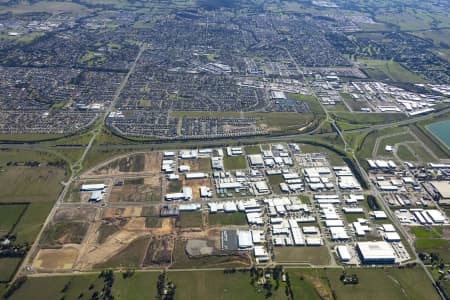 Aerial Image of PAKENHAM INDUSTRIAL