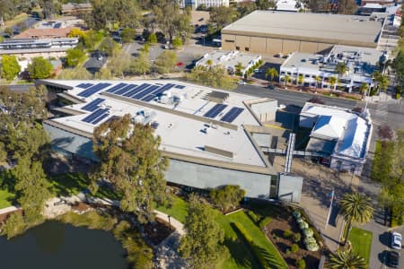 Aerial Image of WAGGA WAGGA CITY LIBRARY