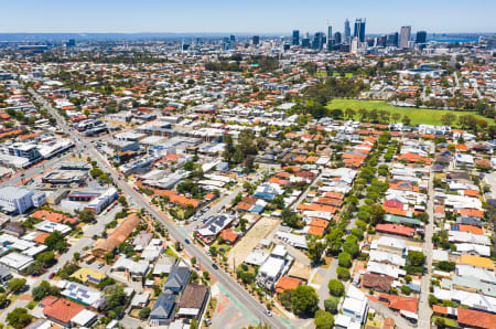 Aerial Image of NORTH PERTH