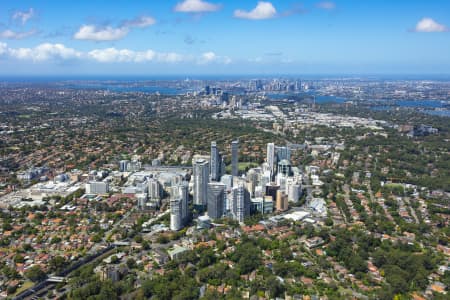 Aerial Image of CHATSWOOD CBD