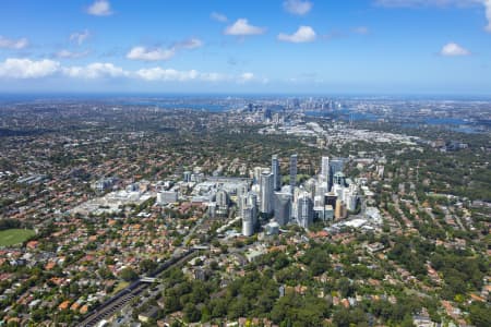 Aerial Image of CHATSWOOD CBD