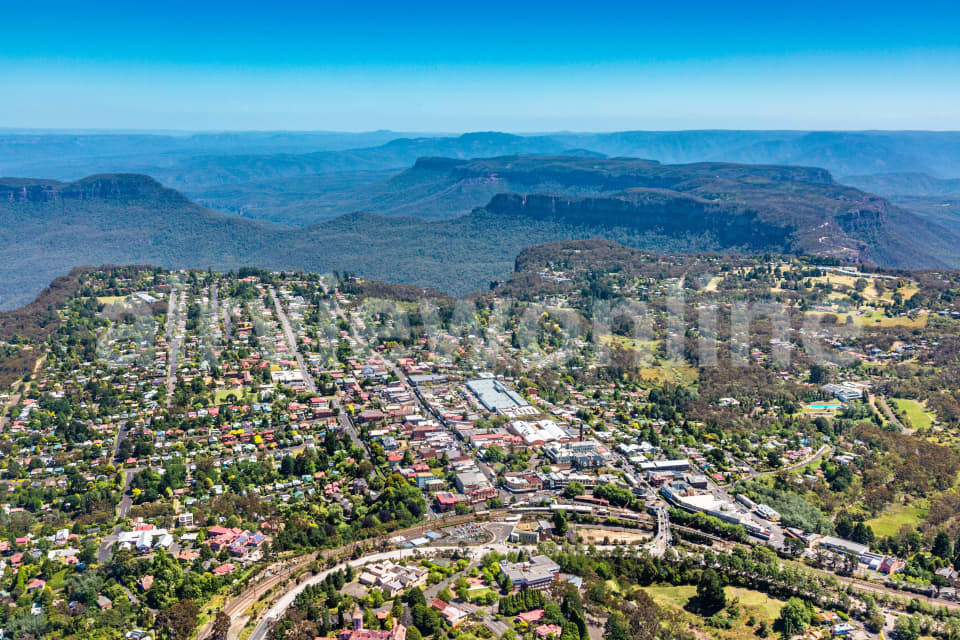 Aerial Image of Katoomba