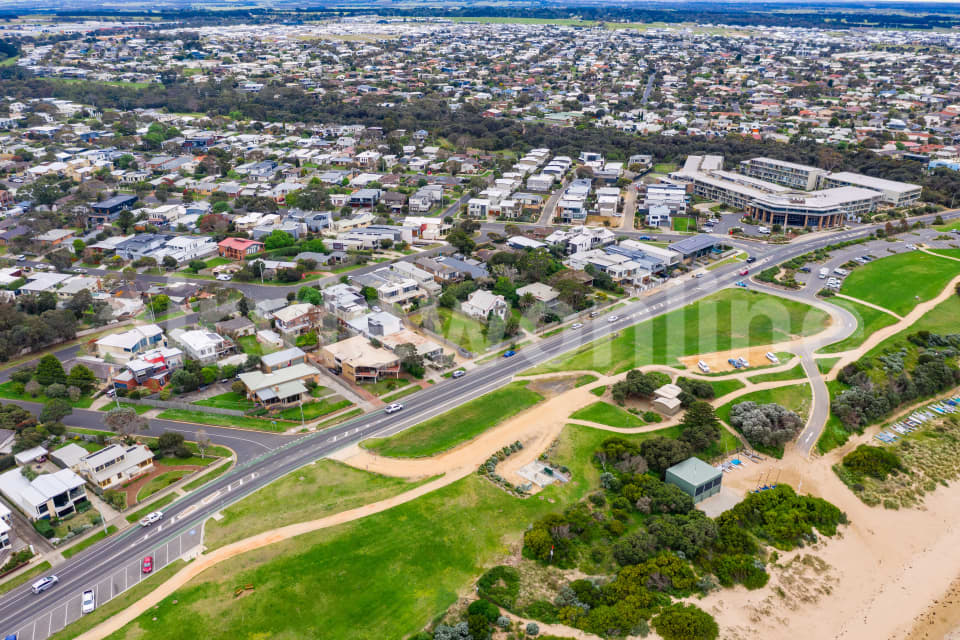 Aerial Image of Torquay Foreshore and Township