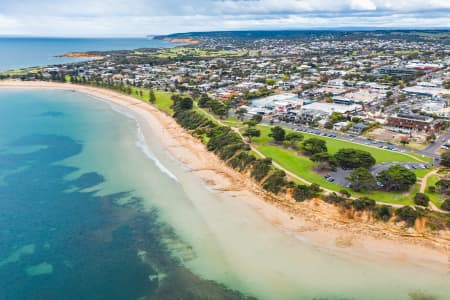 Aerial Image of TORQUAY FORESHORE AT YELLOW BLUFF