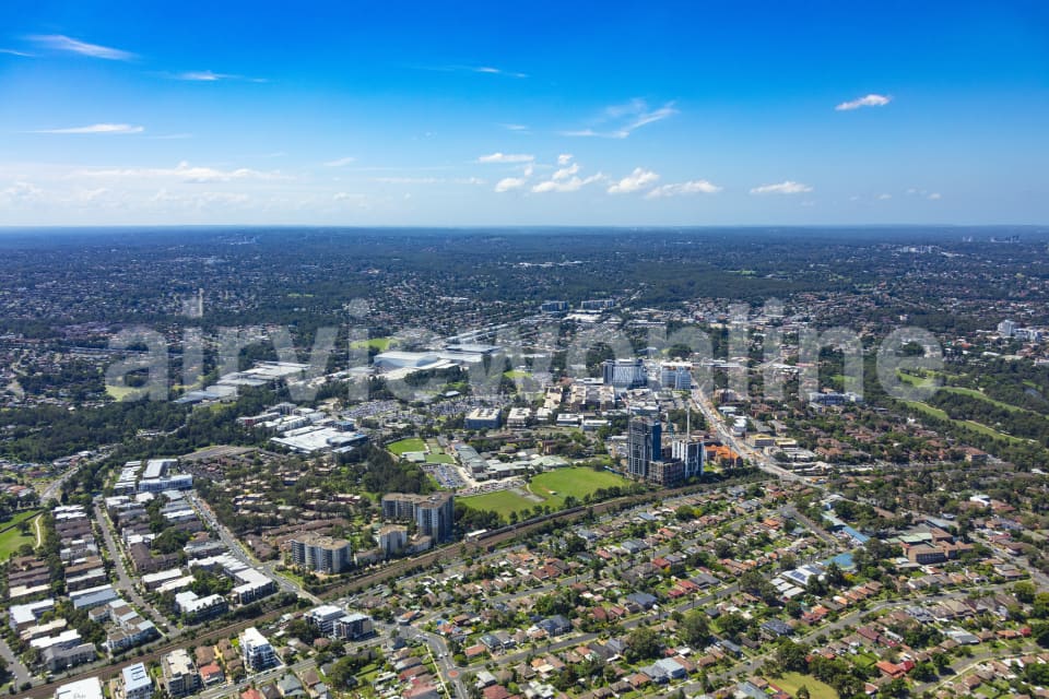 Aerial Image of Wentworthville and Westmead