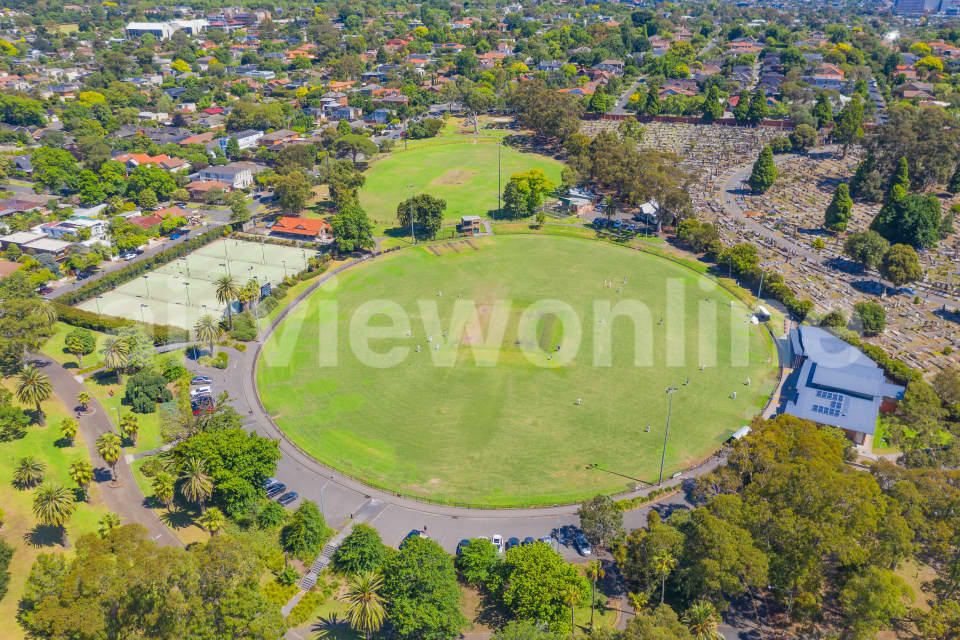 Aerial Image of Victoria park, Kew, Melbourne