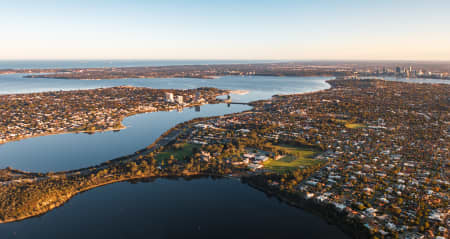 Aerial Image of PERTH SUNRISE