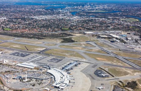 Aerial Image of PERTH AIRPORT