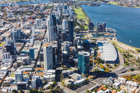 Aerial Image of PERTH CBD