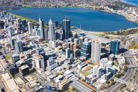 Aerial Image of PERTH CBD