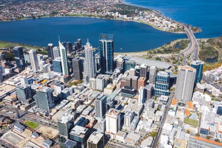 Aerial Image of PERTH CBD