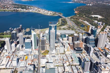 Aerial Image of PERTH CBD