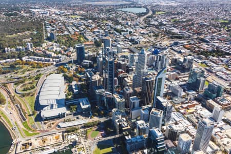 Aerial Image of PERTH CBD