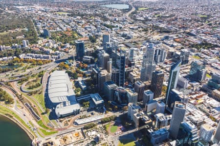 Aerial Image of PERTH CBD