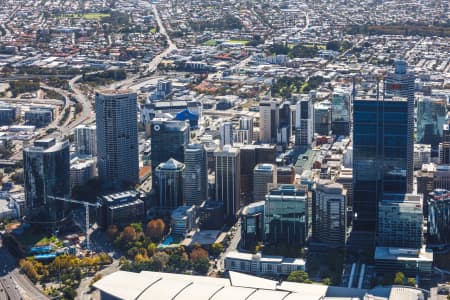 Aerial Image of PERTH CBD