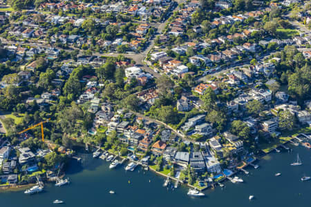 Aerial Image of SHELLBANK AVENUE MOSMAN