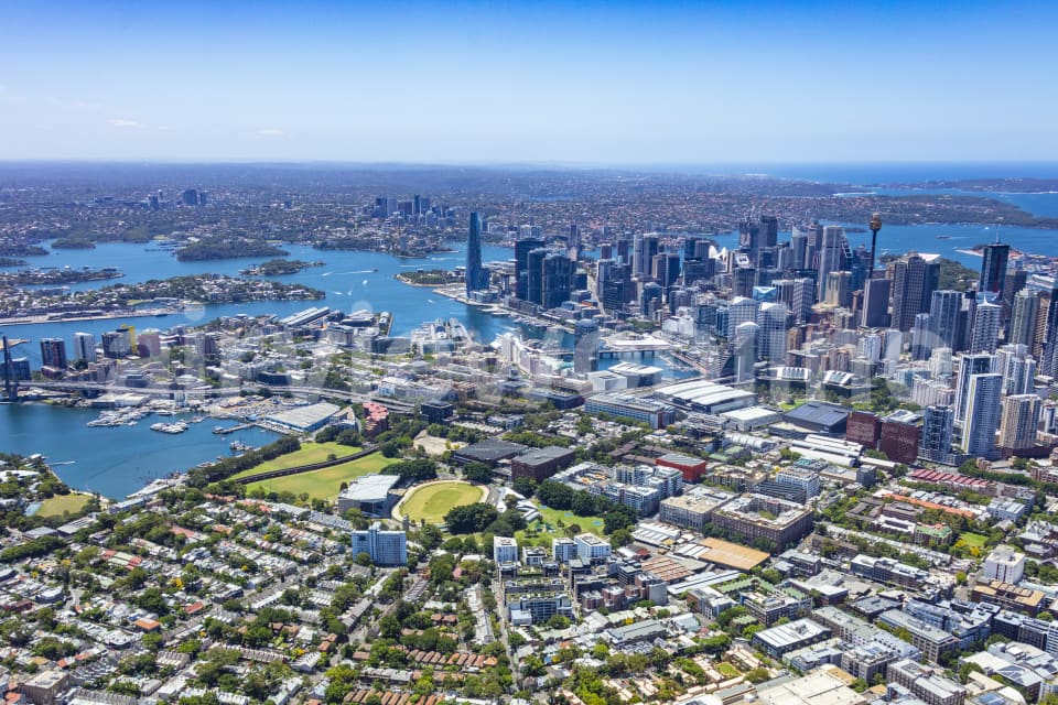 Aerial Image of Glebe and Ultimo