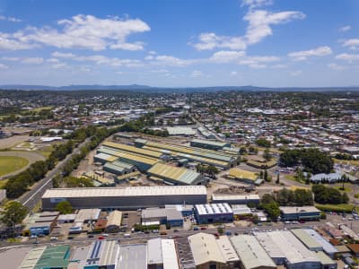 Aerial Image of BROADMEADOW AND HAMILTON NORTH