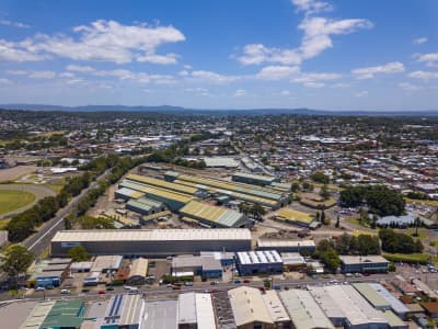 Aerial Image of BROADMEADOW AND HAMILTON NORTH
