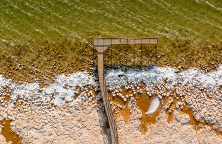 Aerial Image of LAKE CLIFTON THROMBOLITES