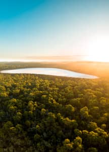 Aerial Image of LAKE CLIFTON THROMBOLITES