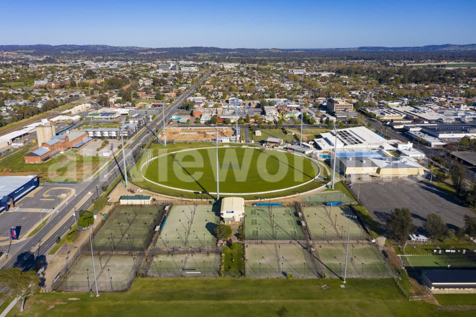 Aerial Image of Riverina Tennis Wagga Wagga