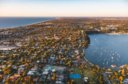 Aerial Image of SUNSET PEPPERMINT GROVE