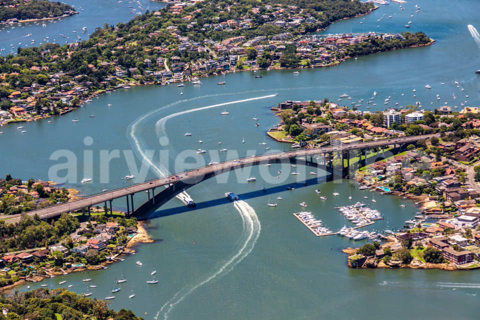 Aerial Image of Gladesville Bridge