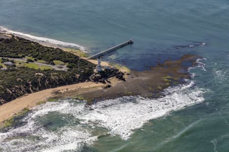 Aerial Image of POINT LONSDALE LIGHTHOUSE